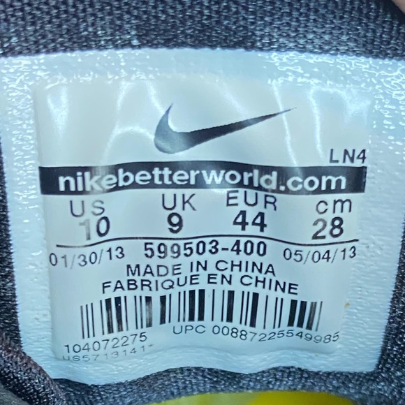 Vintage Nike Zoom Hyperflight Game Royal Basketball Shoe Men Size 10 599503-400 - Picture 5 of 9